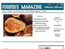 Tablet Screenshot of foodsitemagazine.com